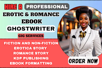 write a personalized erotic short long story sfw fanfiction romance ebook writer
