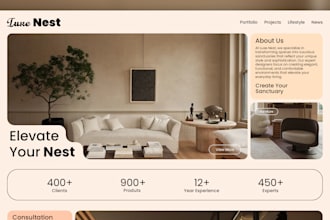 design creative website or app UI, banners, flyers, landing page mock, PSD,
