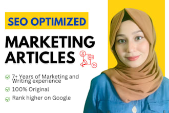 write high ranking marketing articles with SEO