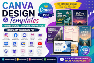 be your canva virtual assistant for designs and templates