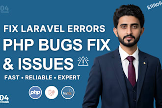 fix laravel PHP errors, bugs and issues with custom solutions