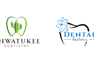design creative modern beautiful dentist logo for your business