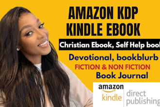 write amazon kdp christian self help fiction ebook content devotional book blurb