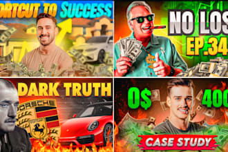 design attractive youtube thumbnails