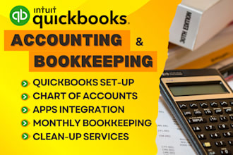 do quickbooks online bookkeeping, cleanup, and quickbooks setup