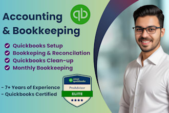 do quickbooks online bookkeeping, cleanup, and quickbooks setup