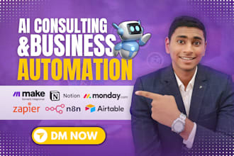 consult on ai automation for your business, make, n8n, zap