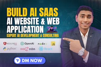 build ai saas, ai apps, ai web application with our expert team