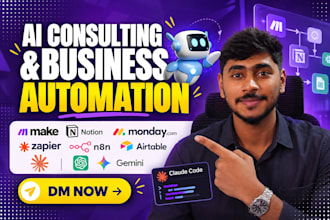 consult on ai automation for your business, make, n8n, zap