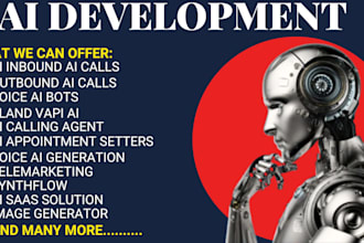 develop ai voice caller using vapi, bland or synthflow, appointment setter, rasa