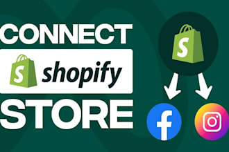 do complete ecommerce setup  shopify store, instagram shop, facebook shop
