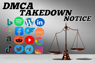 send dmca takedown notice to copyright infringement