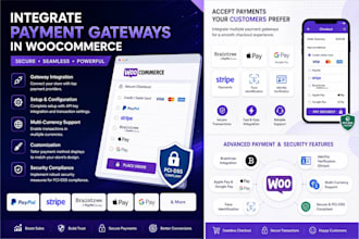 integrate payment gateways in woocommerce