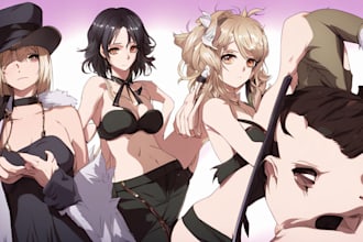draw nsfw and sfw in anime style