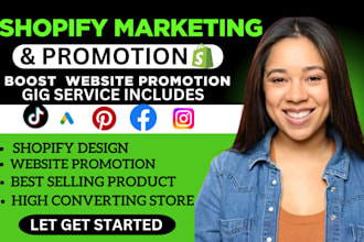 boost shopify sales, shopify dropshipping marketing, or shopify store promotion