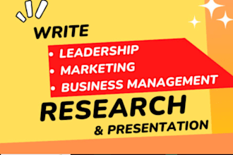 assist in leadership, business management, hrm and ethics