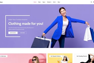 shopify clothing store design website, clothing shopify store, shopify clone