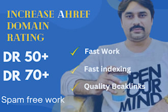 increase ahref domain rating DR 50