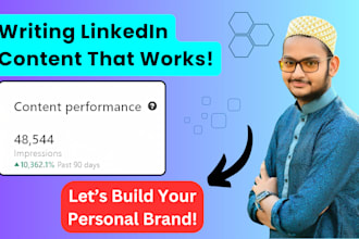 be your linkedin ghostwriter providing the best posts