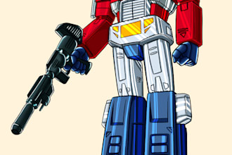 design an original anime robot and mecha