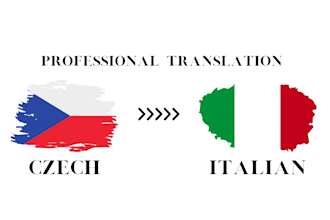 do czech to italian translations