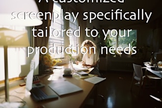write a customized screenplay tailored to your production needs
