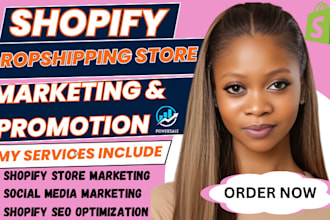do shopify marketing, website promotion to boost ecommerce sales and drive sales