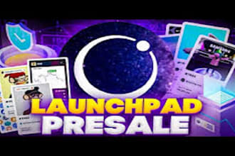 create token presale website, meme coin website evm solana