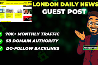 publish a guest post on london daily news