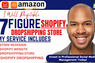 build a 7 figure shopify dropshipping store, shopify redesign,