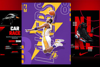 make flyer and poster design with photoshop and canva