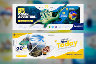 design website banner, web slider, and shopify banner