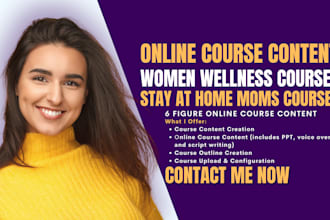 write online course, women health, wellness course, pcos coaching online course