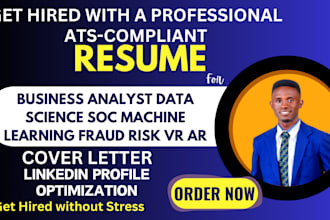 write business analyst data science soc machine learning fraud risk vr ar resume