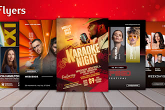 do business, speaker, party, music, events flyer poster design