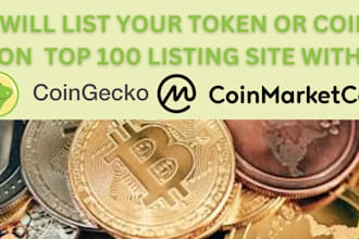 do approved fast track coin, token listing on coin gecko, ico and coinmarketcap