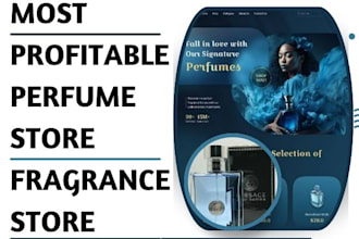 design perfume shopify store fragrance store deodorant website cologne website