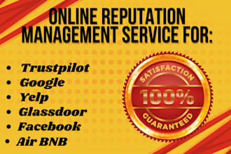 manage your brand or personally reputation, do online reputation management, ORM