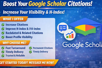 increase google scholar citation, scopus citation, backdated citation, h index