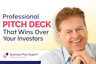create a professional pitch deck to win over your investors