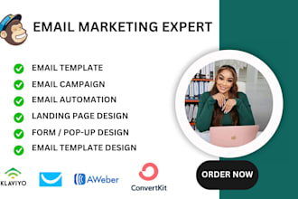 do email marketing mailchimp campaign automation template design