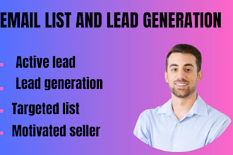 provide USA email list, leads verified, active for business