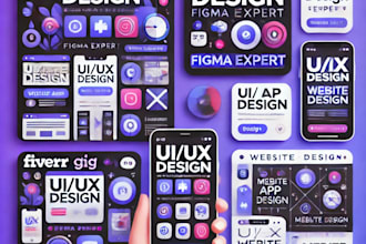 do UI UX design, website, dashboard, mobile app UI UX design