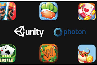 create 2d 3d multiplayer games in unity for mobile, web, pc