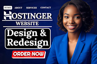 hostinger website design hostinger website redesign wordpress, godaddy