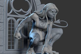 be your 3d sculpture,convert 2d into 3d action figure,mesh3d,gcode for printing
