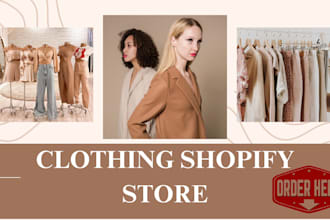 design profitable clothing shopify store clothing website store fashion store