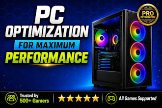 optimize , boost fps and performance on your windows PC for gaming and streaming