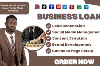 business loan sba mca payday loan social media marketing manager content creator