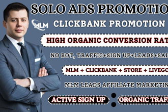 blast USA solo ads MLM leads affiliate marketing clickbank link promotion email